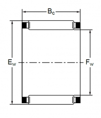 Подшипник Серия K и KT (подшипники без колец) Подшипник K 20x25x20 по выгодным ценам Бор